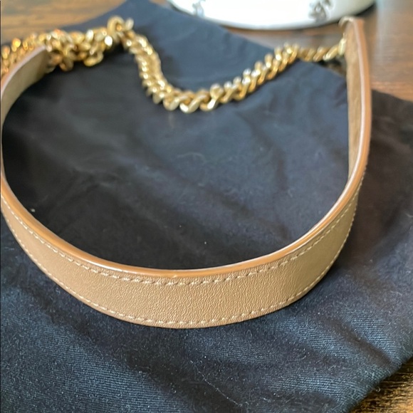 Yves Saint Laurent Blue and Tan Crossbody Bag - Picture 7 of 10